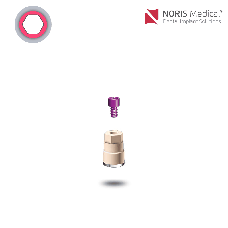 Noris Medical Multi-Unit Scankörper | Höhe: 7,0 mm | mit Halteschraube Noris Medical Multi-Unit Scankörper | Höhe: 7,0 mm | mit Halteschraube