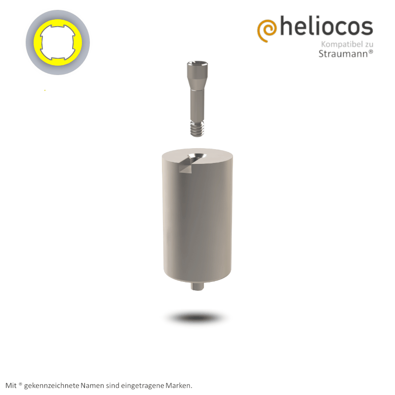 Straumann® Preface Abutment Bone Level NC | Halter: Medentika® | Workflow: Heliocos | Ø 11,5 mm Straumann® Preface Abutment Bone Level NC | Halter: Medentika® | Workflow: Heliocos | Ø 11,5 mm