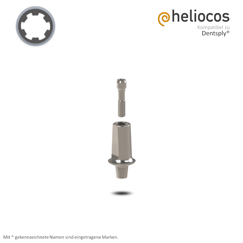 Dentsply® Abutment Ankylos® | 0° | GH: 1,5 mm | ohne Rotationsschutz
