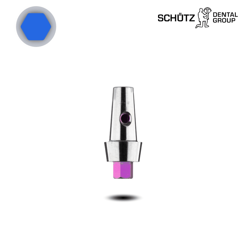 Schütz Dental Titanabutment (hex, Ø 3,3/3,6 mm) | 0° | GH: 1,5 mm | ohne Zubehör Schütz Dental Titanabutment (hex, Ø 3,3/3,6 mm) | 0° | GH: 1,5 mm | ohne Zubehör