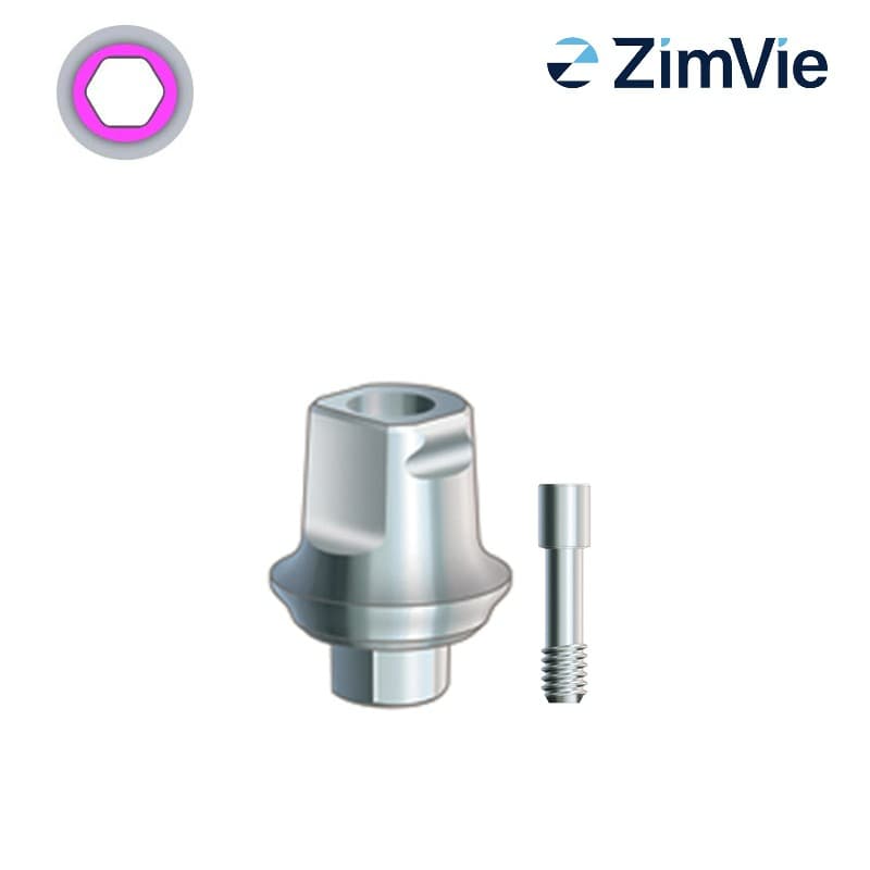 Zimmer Hex-Lock Abutment (Int Hex, 4,5 mm) | Kurz | 0° | Ø 5,5 mm
