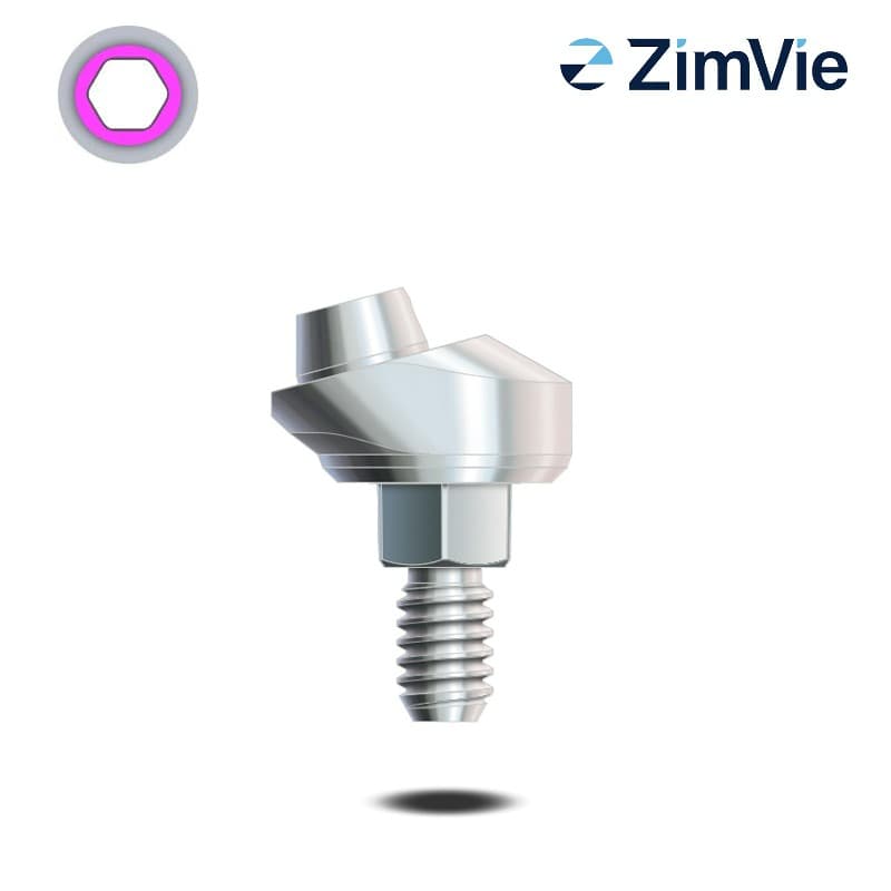 Zimmer Konisches Hex-Lock Abutment (Int Hex, 4,5 mm) | 15° | GH: 3 - 4 mm