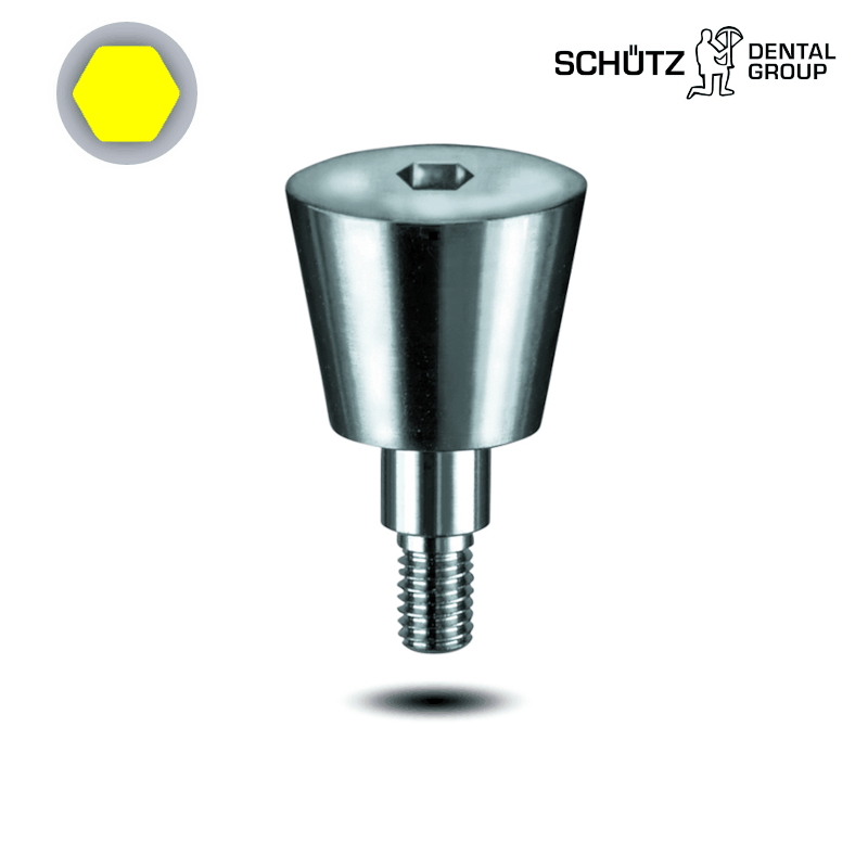 Schütz Dental Gingivaformer (hex, Ø 3,3/3,6 mm) | Konisch | Höhe: 5,0 mm Schütz Dental Gingivaformer (hex, Ø 3,3/3,6 mm) | Konisch | Höhe: 5,0 mm