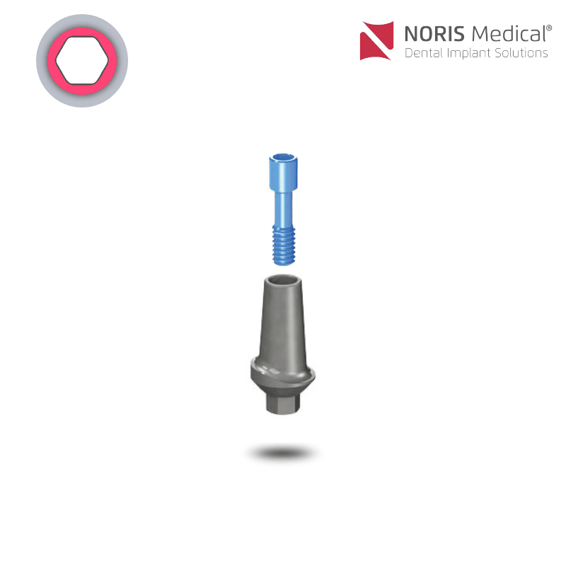 Noris Medical Anatomisches Abutment | 0° | GH: 1,0 mm Noris Medical Anatomisches Abutment | 0° | GH: 1,0 mm