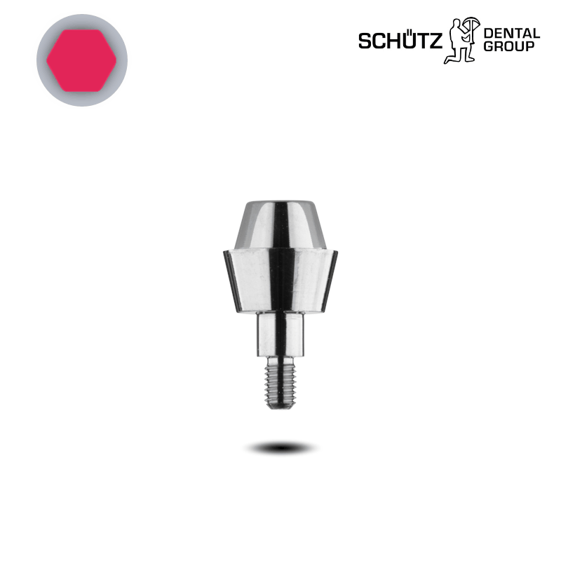 Schütz Dental Konusadapter - Innensechskant (hex, Ø 3,3/3,6 mm) | Höhe: 2,0 mm