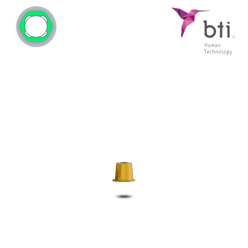 BTI Ästhetik Abutment für erweiterte MULTI-IM Ø 5,50 mm (Ø 3,5 mm - schmal/CORE) BTI Ästhetik Abutment für erweiterte MULTI-IM Ø 5,50 mm (Ø 3,5 mm - schmal/CORE)