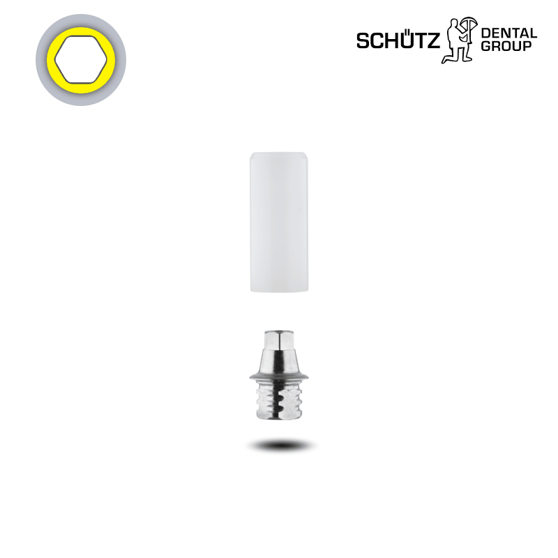Schütz Dental Individuelles Abutment (konisch, Ø 3,3/3,6 mm) | Kunststoff POM (Polyoxymethylen) | ohne Zubehör