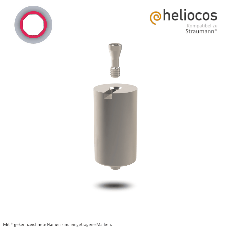 Straumann® Preface Abutment Tissue Level RN | Halter: Medentika® | Workflow: Heliocos | Ø 11,5 mm Straumann® Preface Abutment Tissue Level RN | Halter: Medentika® | Workflow: Heliocos | Ø 11,5 mm