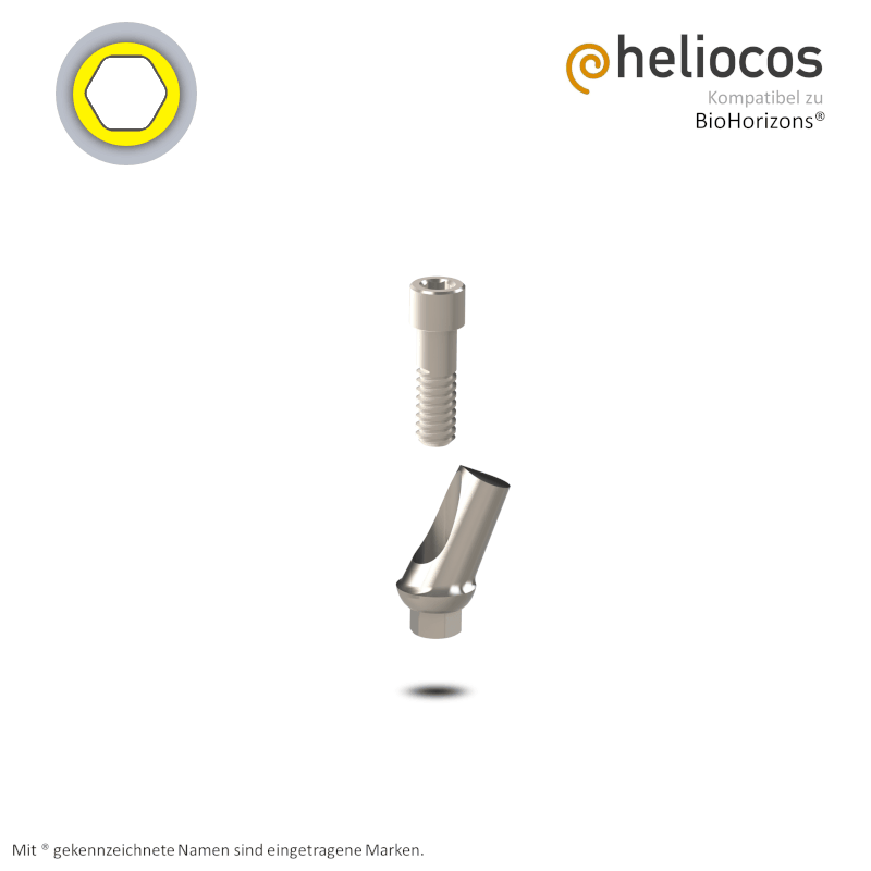 Zimmer® Abutment Tapered Screw Vent® Ø 3,5 mm | 25° | GH: 1,0 mm