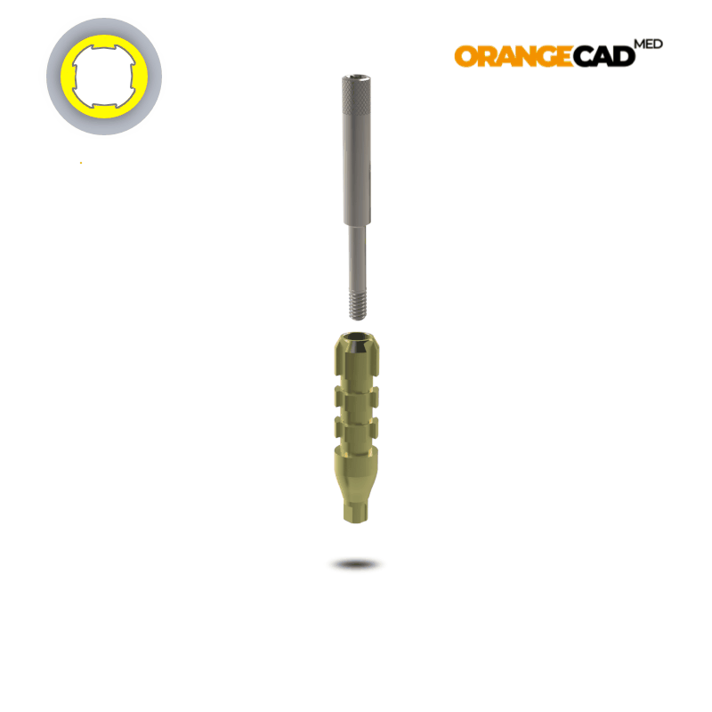 Straumann® Abformpfosten Bone Level NC | Offene Abformung | Höhe: 15,0 mm | ohne Analog