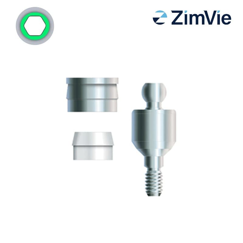 Zimmer Kugelkopf-Abutment (Int Hex, 3,5 mm) | GH: 2,0 mm