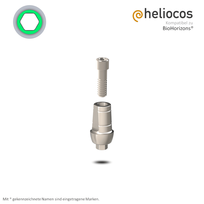 Zimmer® Abutment Tapered Screw Vent® Ø 4,5 mm | 0° | GH: 2,5 mm Zimmer® Abutment Tapered Screw Vent® Ø 4,5 mm | 0° | GH: 2,5 mm