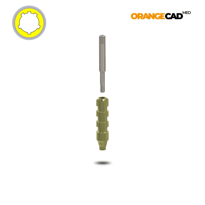 Dentsply® Abformpfosten Astra Tech® EV™ Ø 4,2 mm | Offene Abformung | Höhe: 17,0 mm | ohne Analog Dentsply® Abformpfosten Astra Tech® EV™ Ø 4,2 mm | Offene Abformung | Höhe: 17,0 mm | ohne Analog