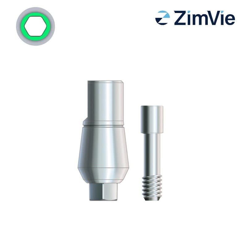 Zimmer Hex-Lock Abutment (Int Hex, 3,5 mm) | Standard | 0° | Ø 3,5 mm