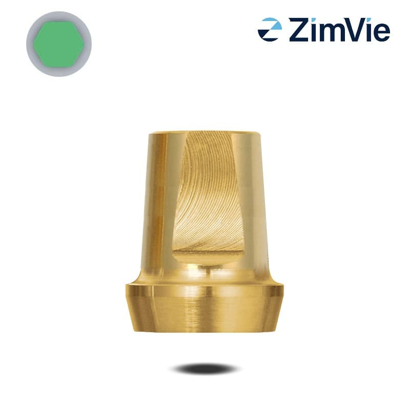 Biomet 3i Abutment (GingiHue-Pfosten) (Ext Hex, 6,0 mm) | 0° | GH: 2,0 mm | ohne