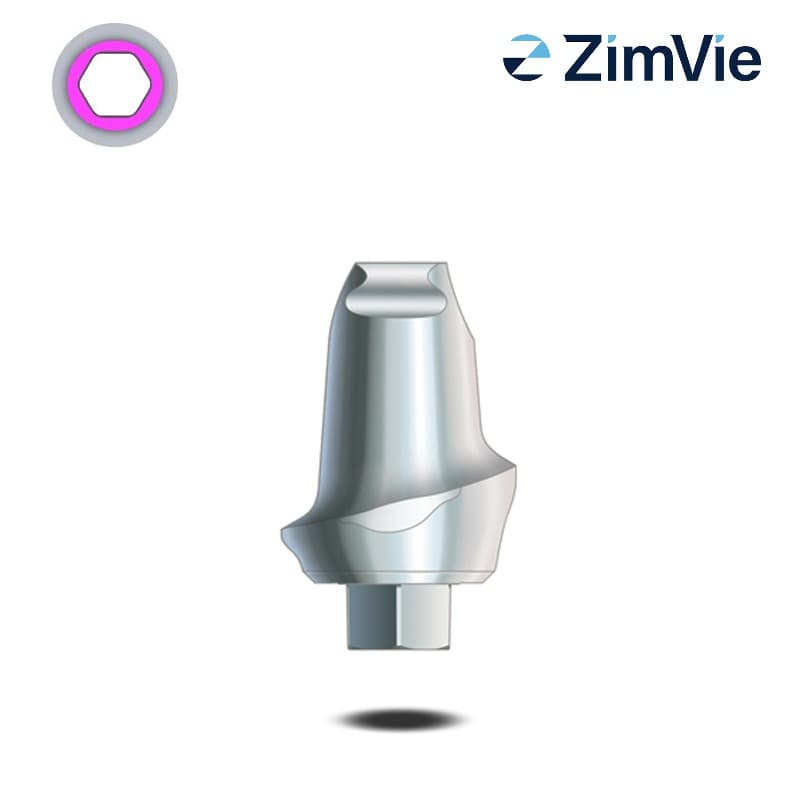Zimmer Hex-Lock Contour-Abutment (Int Hex, 4,5 mm) | 0° | Ø 4,5 mm | GH: 1,0 mm