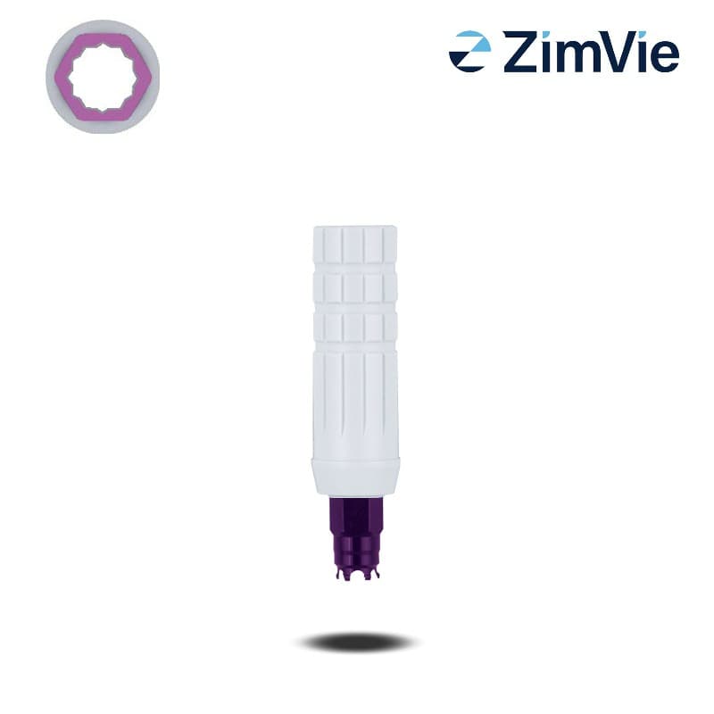 Biomet 3i PreFormance Zylinderprovisorium (Certain, 3,4 mm) | mit Rotationsschutz | PEEK