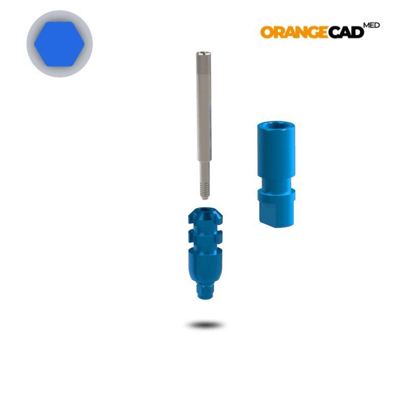 Dentsply® Abformpfosten Xive® S Ø 4,5 mm | Offene Abformung | Höhe: 11,0 mm | mit Analog Dentsply® Abformpfosten Xive® S Ø 4,5 mm | Offene Abformung | Höhe: 11,0 mm | mit Analog