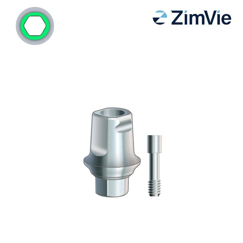 Zimmer Hex-Lock Abutment (Int Hex, 3,5 mm) | Kurz | 0° | Ø 4,5 mm