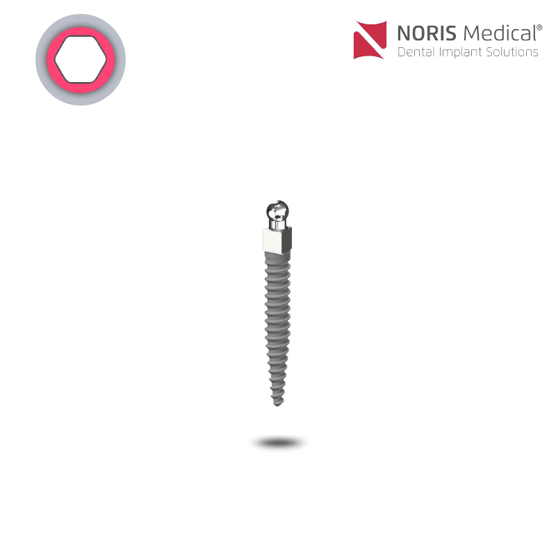 Noris Medical MBI NC Implantat | Ø 2,0 mm | Länge: 10,0 mm Noris Medical MBI NC Implantat | Ø 2,0 mm | Länge: 10,0 mm