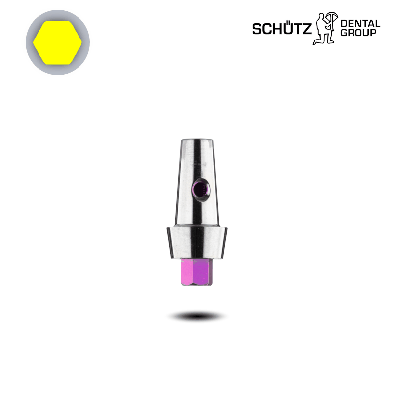 Schütz Dental Titanabutment (hex, Ø 3,3/3,6 mm) | 0° | GH: 1,5 mm | ohne Zubehör