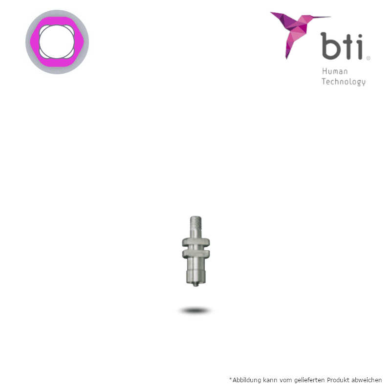 BTI Abform-/Registrierpfosten für erw. MULTI-IM (Ø 3,0 mm - 3.0) | Offene Abformung | Höhe: 9,0 mm | ohne Zubehör BTI Abform-/Registrierpfosten für erw. MULTI-IM (Ø 3,0 mm - 3.0) | Offene Abformung | Höhe: 9,0 mm | ohne Zubehör