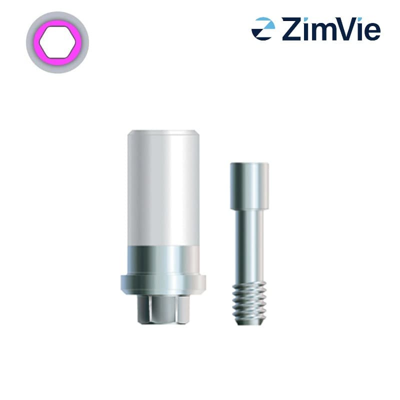 Zimmer Angussfähiges Goldabutment (Int Hex, 4,5 mm) | mit Rotationsschutz