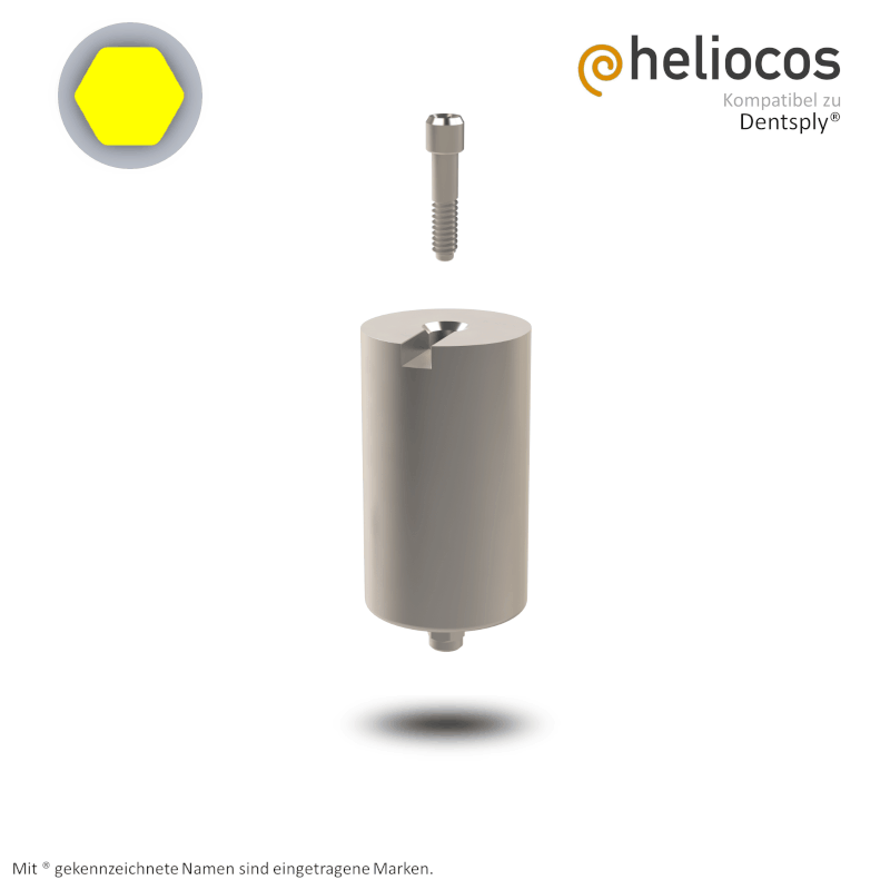 Dentsply® Preface Abutment Xive® S Ø 3,8 mm | Halter: Medentika® | Workflow: Heliocos | Ø 11,5 mm Dentsply® Preface Abutment Xive® S Ø 3,8 mm | Halter: Medentika® | Workflow: Heliocos | Ø 11,5 mm