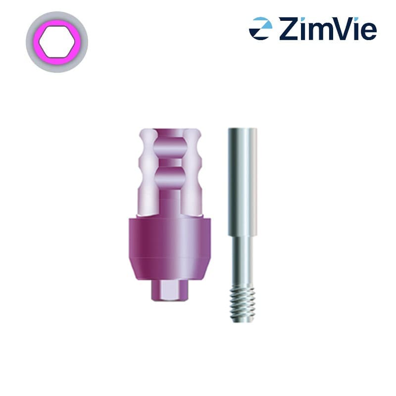 Zimmer Abformpfosten (Int Hex, 4,5 mm) | Geschlossene Abformung | Ø 6,5 mm | mit Analog