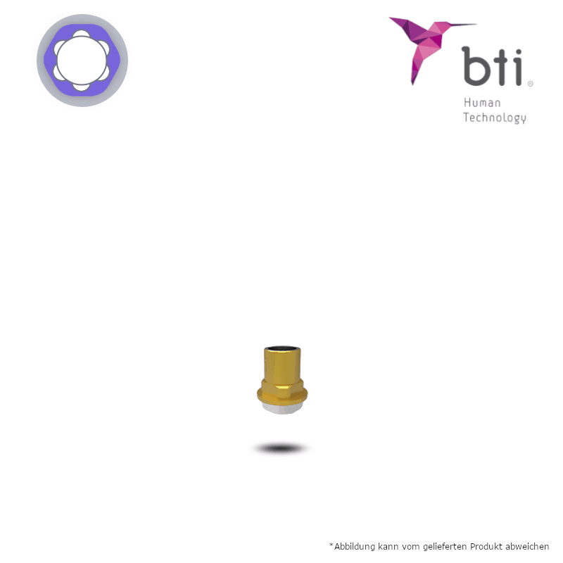BTI Titanbasis für UNIT (Ø 3,0 mm - 3.0) | Optionale Hülsenzubehör: ohne | Erweitertes | ohne Zubehör