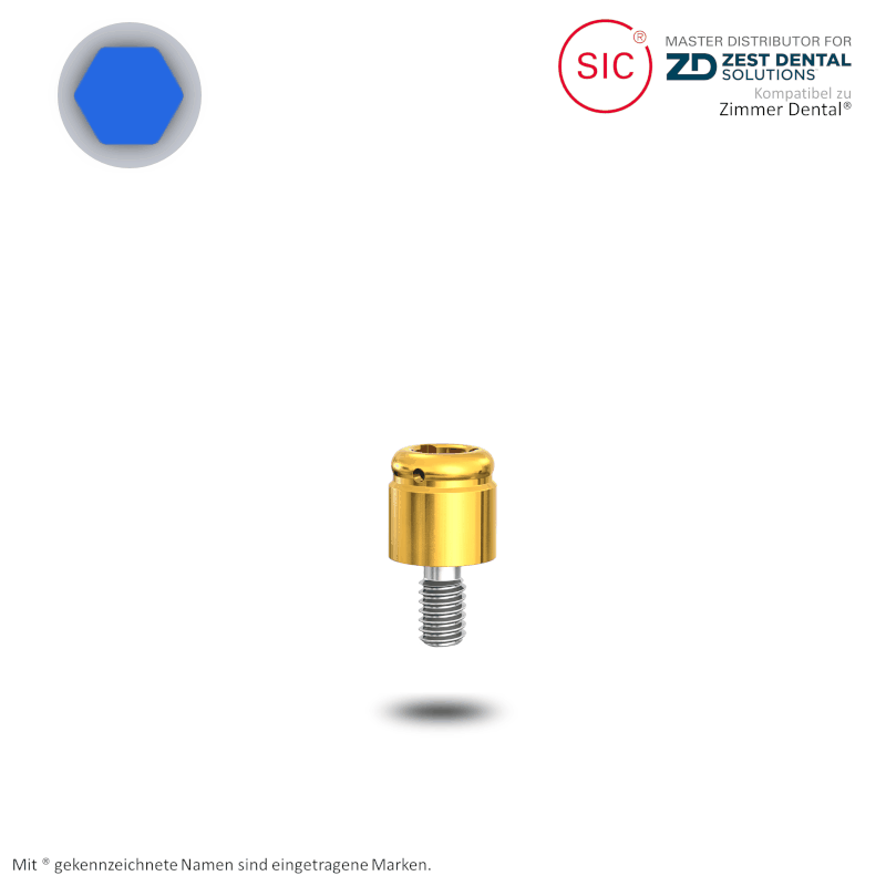 LOCATOR® Attachment für Biomet 3i™ Außensechskant Ø 4,1 mm | GH: 3,0 mm LOCATOR® Attachment für Biomet 3i™ Außensechskant Ø 4,1 mm | GH: 3,0 mm