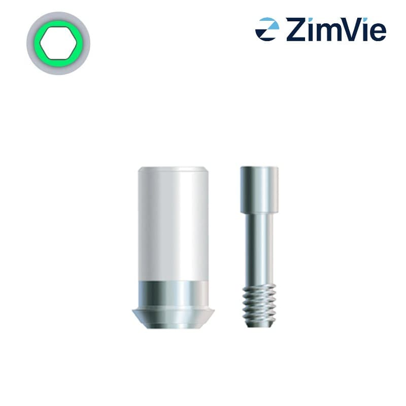 Zimmer Angussfähiges Goldabutment (Int Hex, 3,5 mm) | ohne Rotationsschutz
