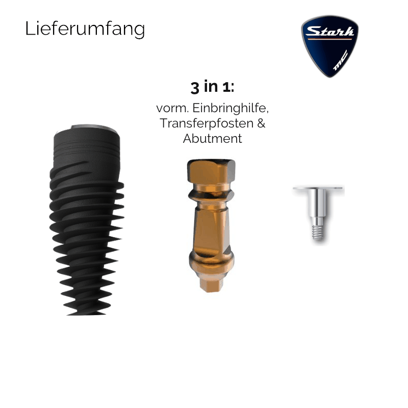ISO3 Twin Fix Implantat (konisch)