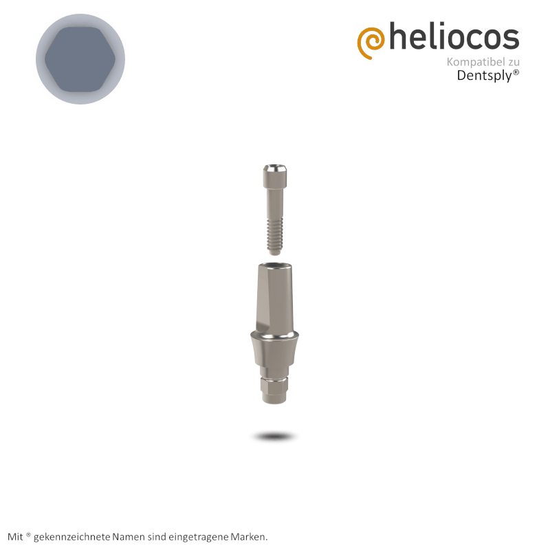 Dentsply® Abutment Xive® S Ø 3,4 mm | 0° | GH: 2,5 mm Dentsply® Abutment Xive® S Ø 3,4 mm | 0° | GH: 2,5 mm
