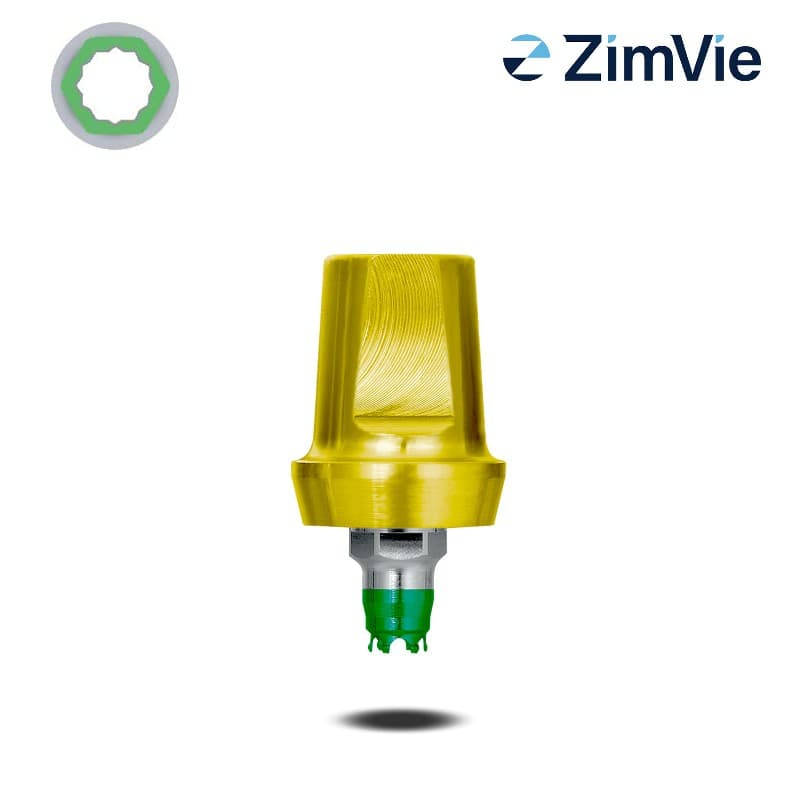 Biomet 3i Abutment (GingiHue-Pfosten) (Certain, 6,0 mm) | 0° | GH: 2,0 mm | ohne Biomet 3i Abutment (GingiHue-Pfosten) (Certain, 6,0 mm) | 0° | GH: 2,0 mm | ohne