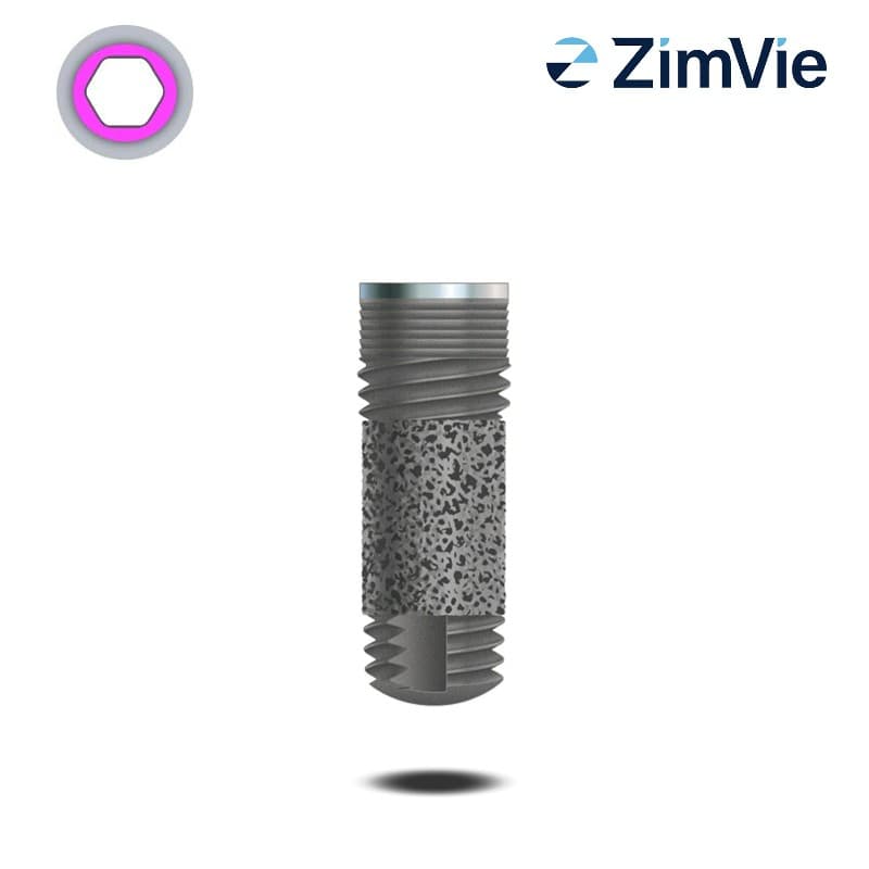 Zimmer Ø 4,7 mm Trabecular Metal Implantat (Int Hex, 4,5 mm) | mit 0,5 mm Kragen | Länge: 11,5 mm Zimmer Ø 4,7 mm Trabecular Metal Implantat (Int Hex, 4,5 mm) | mit 0,5 mm Kragen | Länge: 11,5 mm