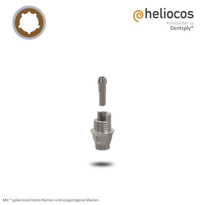 Dentsply® Titanbasis Astra Tech® EV™ Ø 5,4 mm | Höhe: 4,0 mm | mit Rotationsschutz Dentsply® Titanbasis Astra Tech® EV™ Ø 5,4 mm | Höhe: 4,0 mm | mit Rotationsschutz