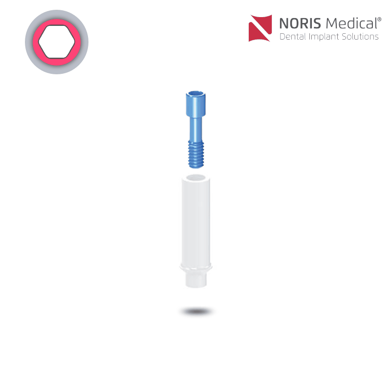 Noris Medical Ausbrennbares Abutment | ohne Rotationsschutz | 0° | Ø 3,25 mm