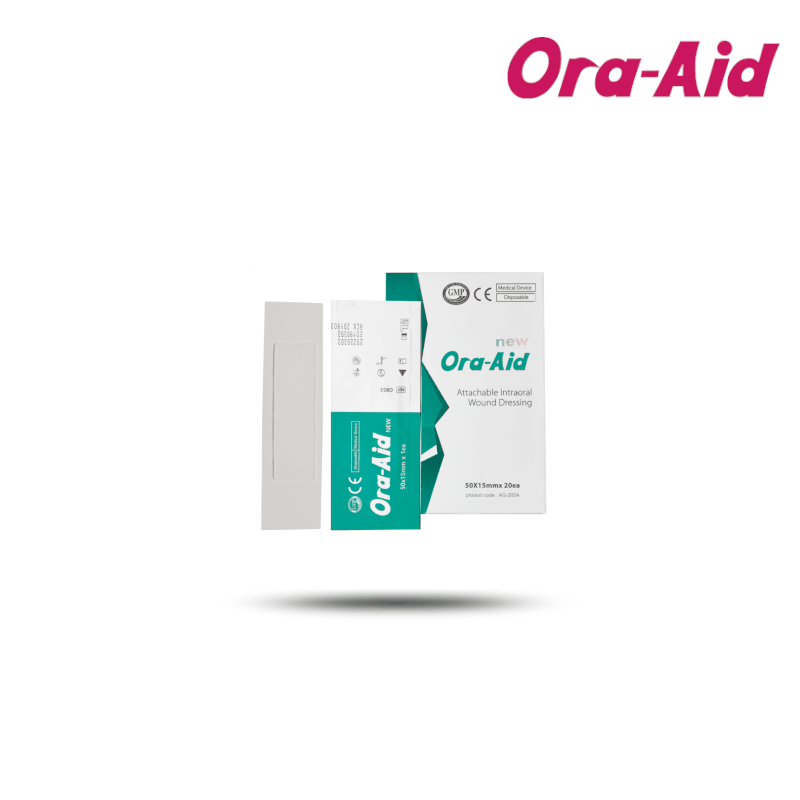 Ora-Aid - intraoraler Wundverband | Größe: 50 x 15 mm Ora-Aid - intraoraler Wundverband | Größe: 50 x 15 mm
