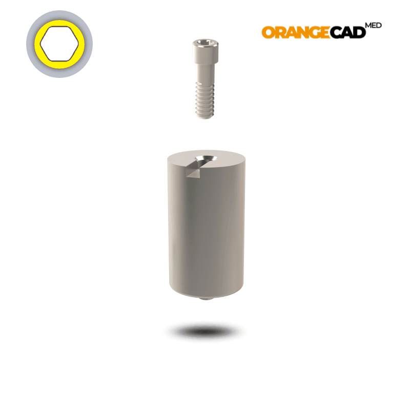 Zimmer® Preface Abutment Tapered Screw Vent® Ø 3,5 mm | Halter: Medentika® | Workflow: Heliocos | Ø 11,5 mm Zimmer® Preface Abutment Tapered Screw Vent® Ø 3,5 mm | Halter: Medentika® | Workflow: Heliocos | Ø 11,5 mm