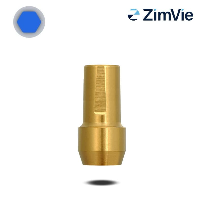 Biomet 3i Abutment (GingiHue-Pfosten) (Ext Hex, 4,1 mm) | 0° | Ø 5,0 mm | GH: 4,0 mm