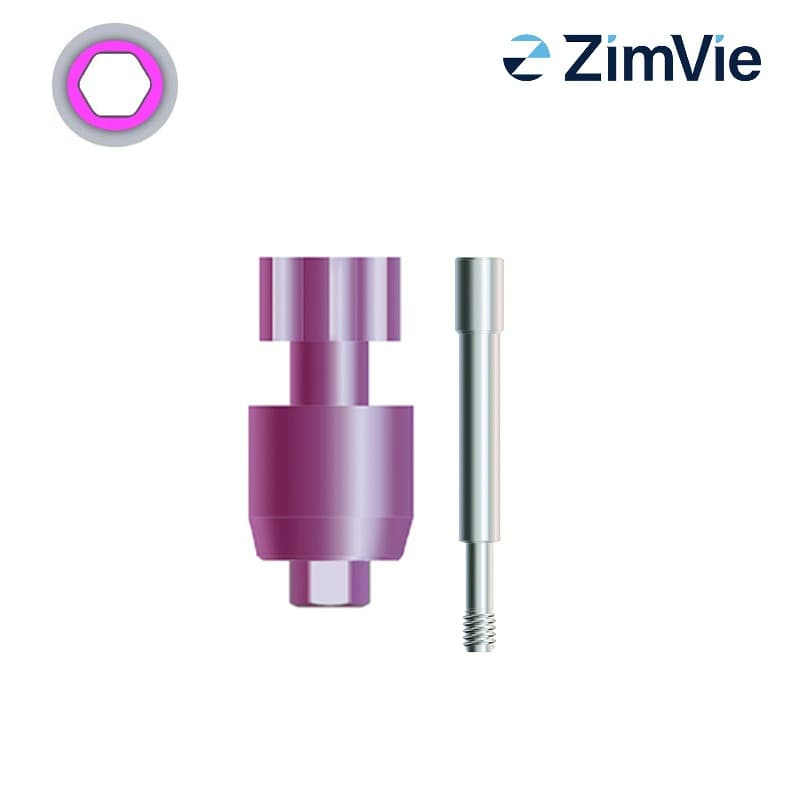 Zimmer Abformpfosten (Int Hex, 4,5 mm) | Offene Abformung | Ø 5,5 mm | mit Analog