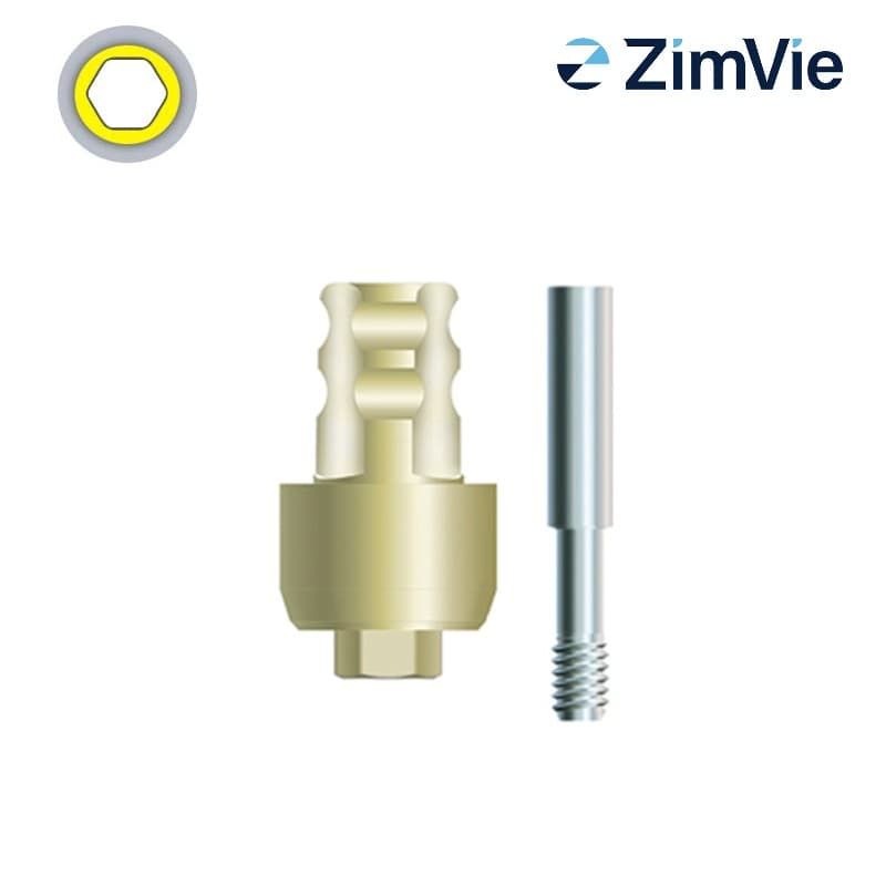 Zimmer Abformpfosten (Int Hex, 5,7 mm) | Geschlossene Abformung | mit Analog