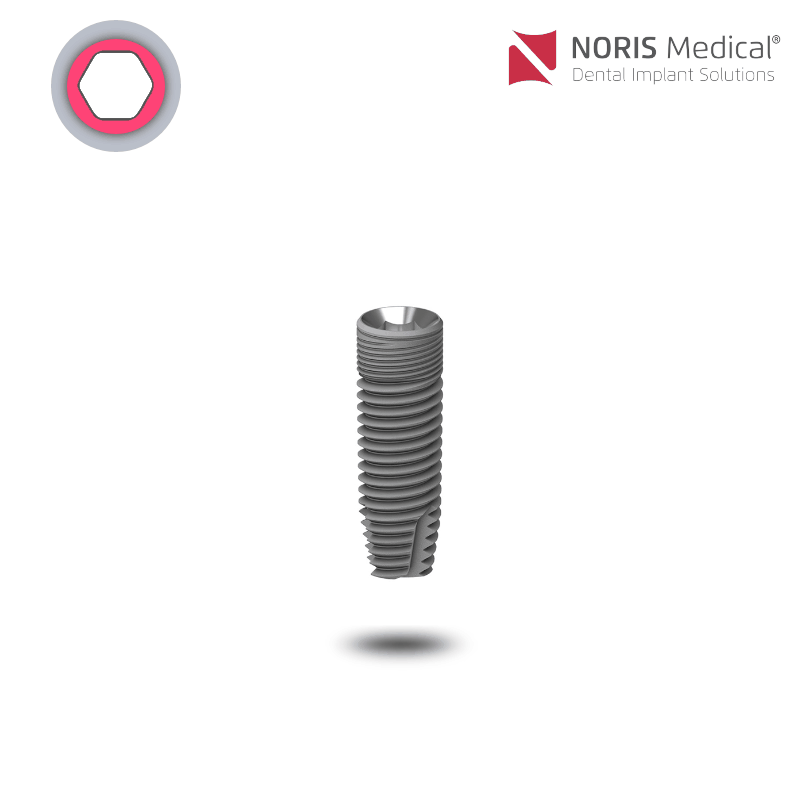Noris Medical Onyx Implantat | Ø 3,3 mm | Länge: 8,0 mm Noris Medical Onyx Implantat | Ø 3,3 mm | Länge: 8,0 mm