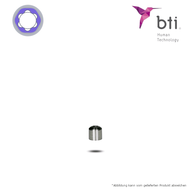 BTI Schutzkappe für erweiterte MULTI-IM (Ø 3,0 mm - 3.0) | Ø 4,0 mm | Höhe: 4,0 mm BTI Schutzkappe für erweiterte MULTI-IM (Ø 3,0 mm - 3.0) | Ø 4,0 mm | Höhe: 4,0 mm