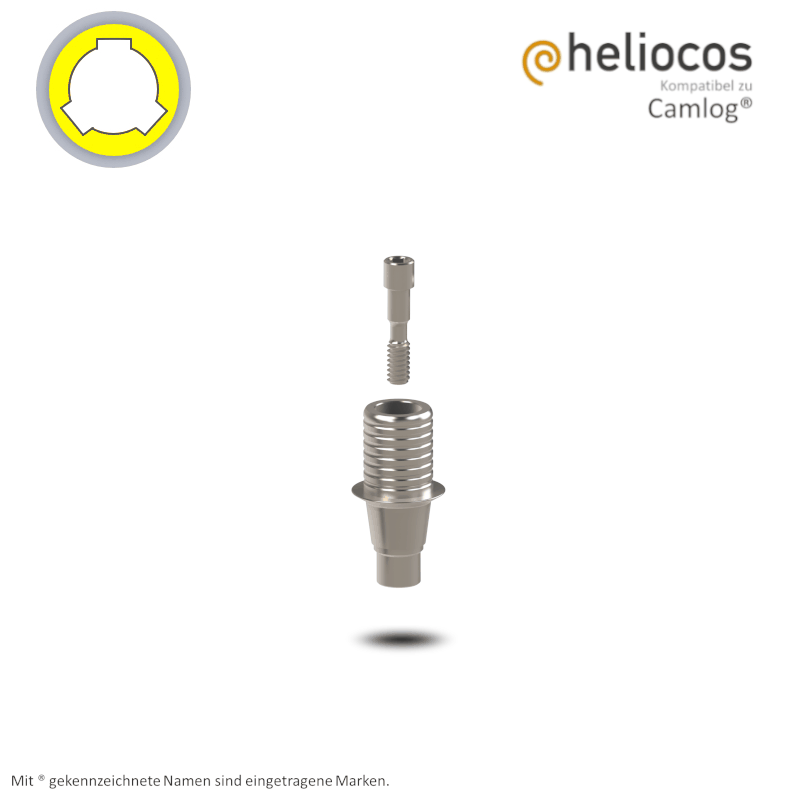 Conelog® Titanbasis Ø 3,8 mm | Höhe: 4,0 mm | ohne Rotationsschutz Conelog® Titanbasis Ø 3,8 mm | Höhe: 4,0 mm | ohne Rotationsschutz