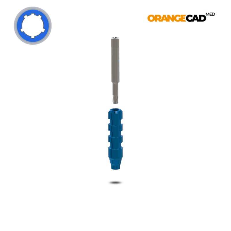 Dentsply® Abformpfosten Astra Tech® EV™ Ø 4,8 mm | Offene Abformung | Höhe: 17,0 mm | ohne Analog Dentsply® Abformpfosten Astra Tech® EV™ Ø 4,8 mm | Offene Abformung | Höhe: 17,0 mm | ohne Analog