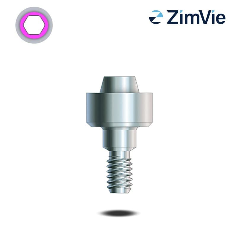 Zimmer Konisches Hex-Lock Abutment (Int Hex, 4,5 mm) | 0° | GH: 0,75 mm