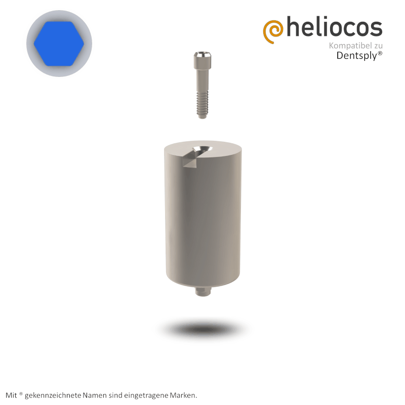 Dentsply® Preface Abutment Xive® S Ø 3,8 mm | Halter: Medentika® | Workflow: Heliocos | Ø 11,5 mm Dentsply® Preface Abutment Xive® S Ø 3,8 mm | Halter: Medentika® | Workflow: Heliocos | Ø 11,5 mm