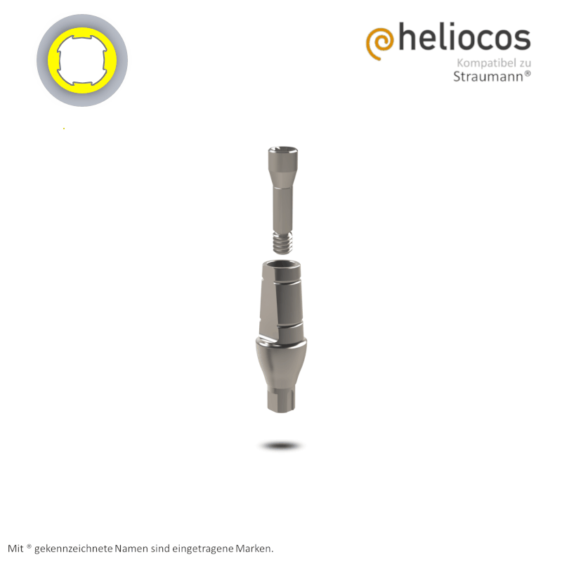 Straumann® Abutment Bone Level NC | 0° | GH: 3,0 mm Straumann® Abutment Bone Level NC | 0° | GH: 3,0 mm